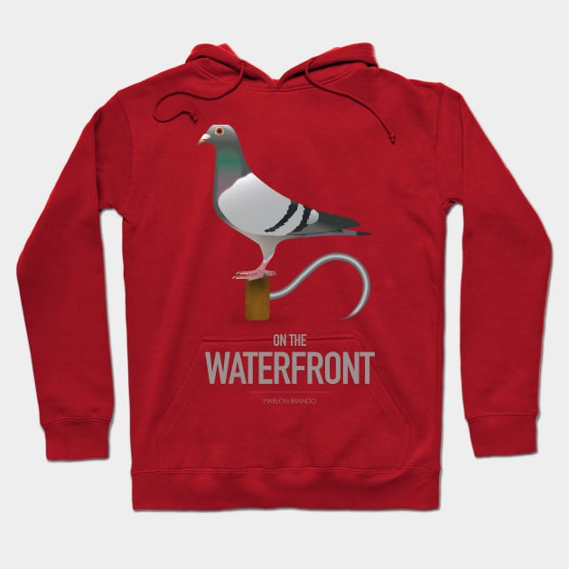 On The Waterfront - Alternative Movie Poster Hoodie by MoviePosterBoy